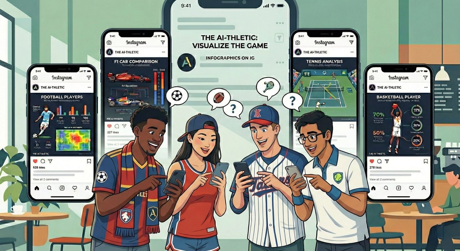 Follow The AI-thletic on Instagram for the best sports-related infographics
