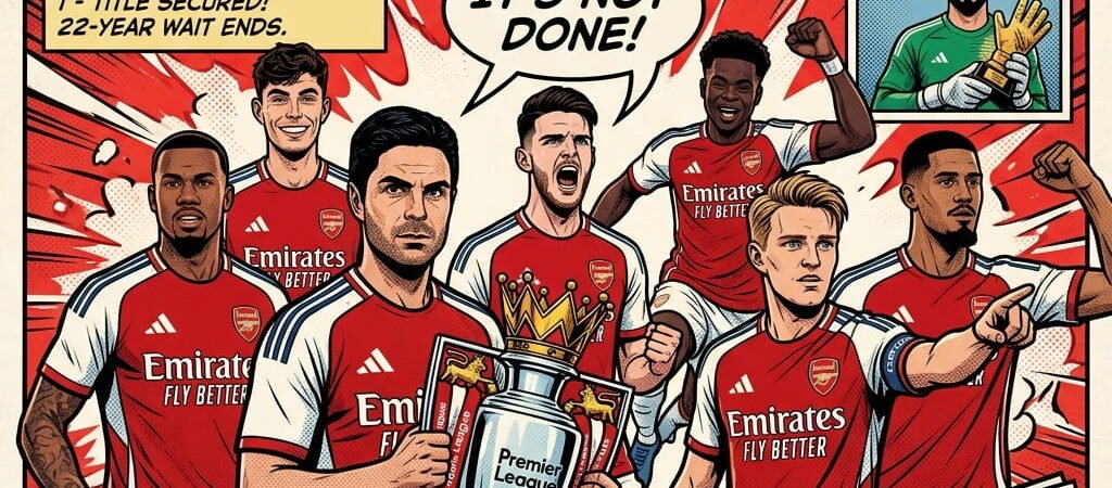 Arsenal Secure 2025/26 Premier League Title After 22-Year Wait