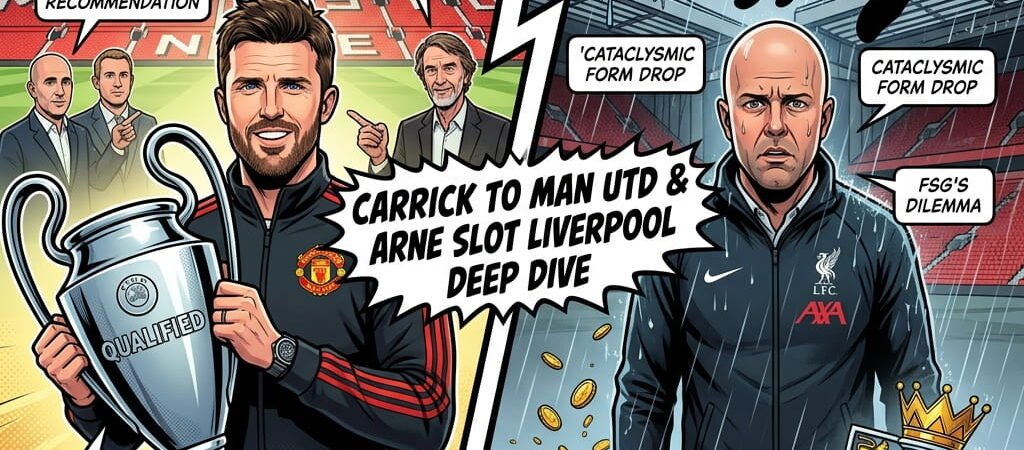 Michael Carrick’s Manchester United Promotion and Arne Slot’s Liverpool Dilemma