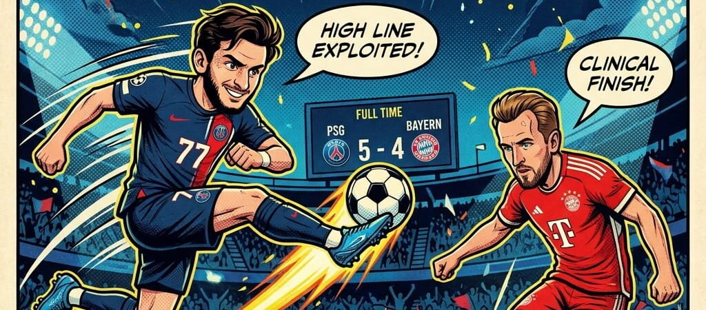 PSG 5-4 Bayern Munich: 5 Tactical Lessons From The Champions League Thriller | The AI-thletic