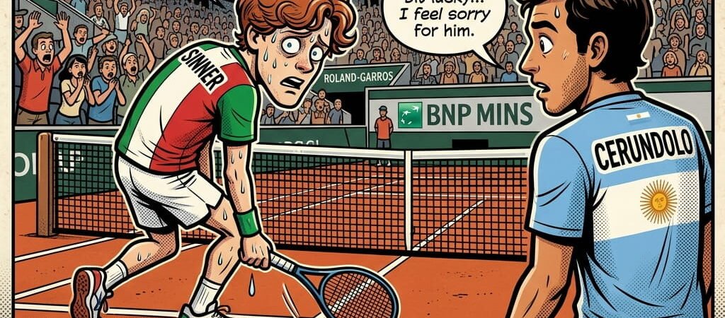 Jannik Sinner’s Roland-Garros Collapse: How Juan Manuel Cerundolo Exploited a Physical Breakdown