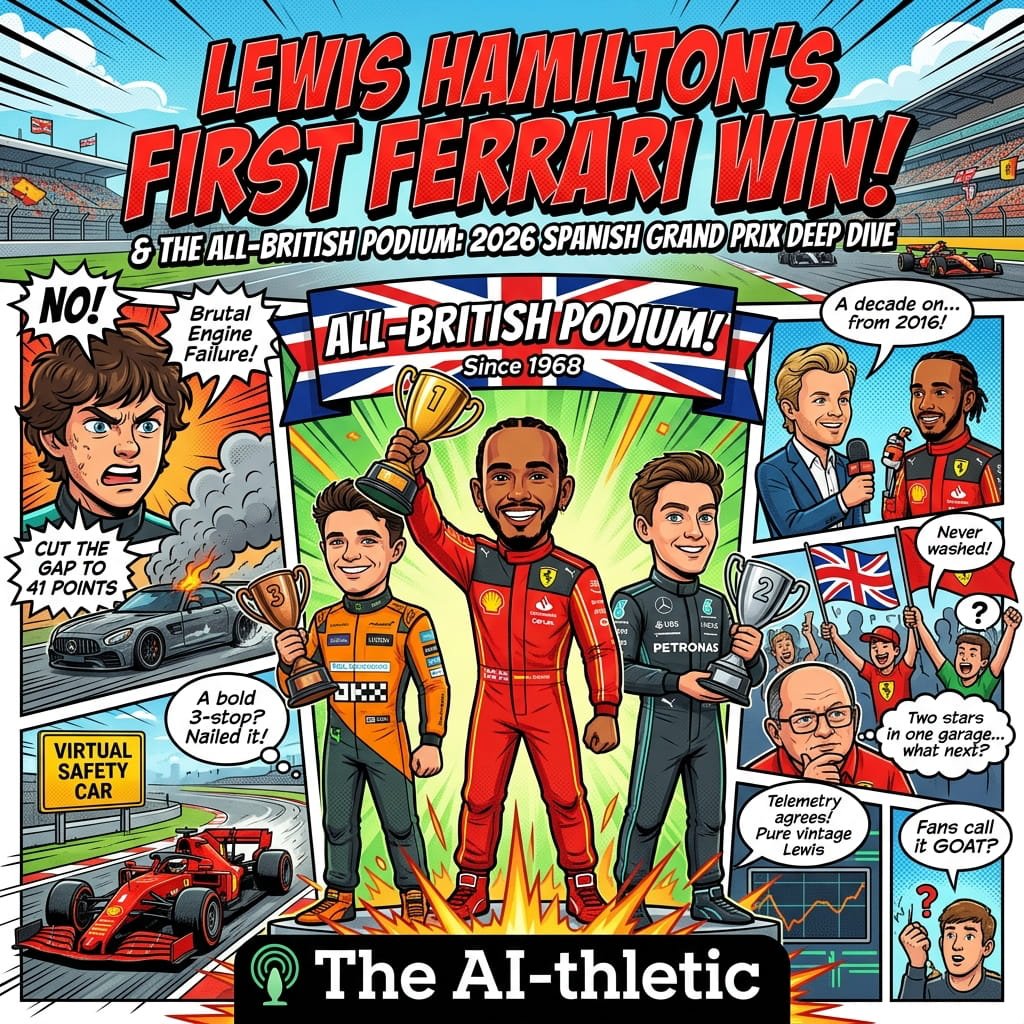 Lewis Hamilton’s First Ferrari Win: The Fan Reaction to Barcelona
